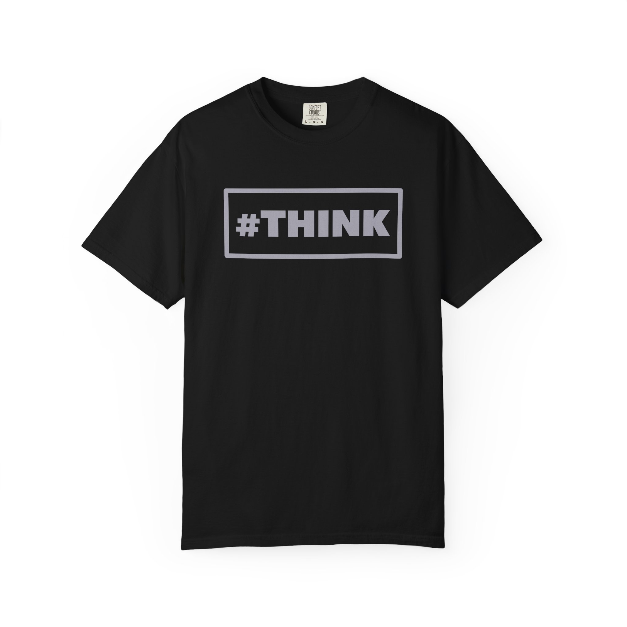 #THINK Graphic Tee — Minimalist Inspirational White T-Shirt - Image 33