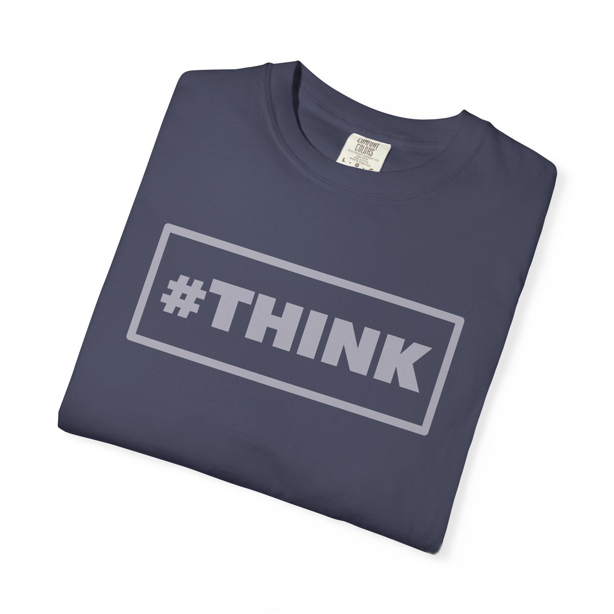 #THINK Graphic Tee — Minimalist Inspirational White T-Shirt - Image 31