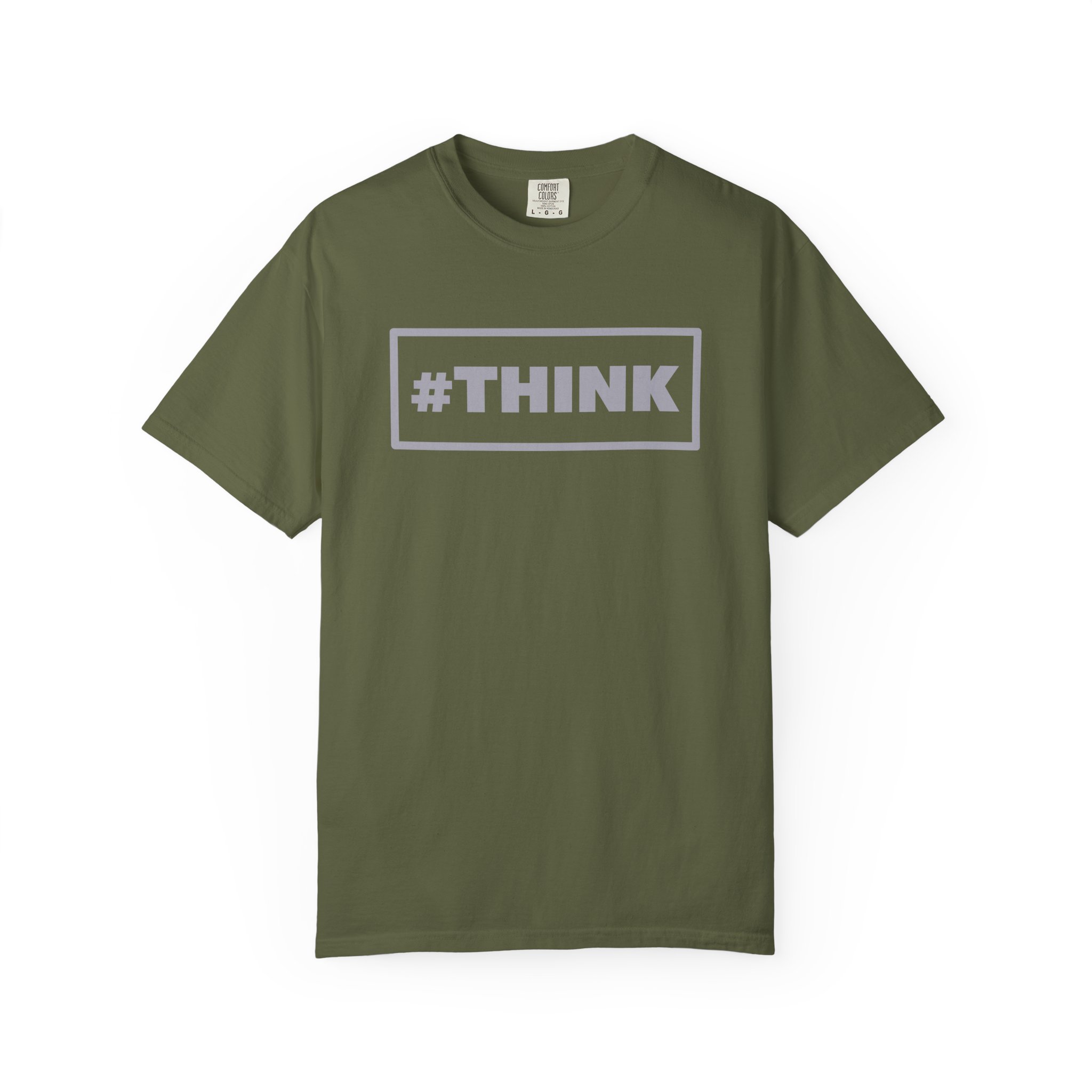 #THINK Graphic Tee — Minimalist Inspirational White T-Shirt - Image 13