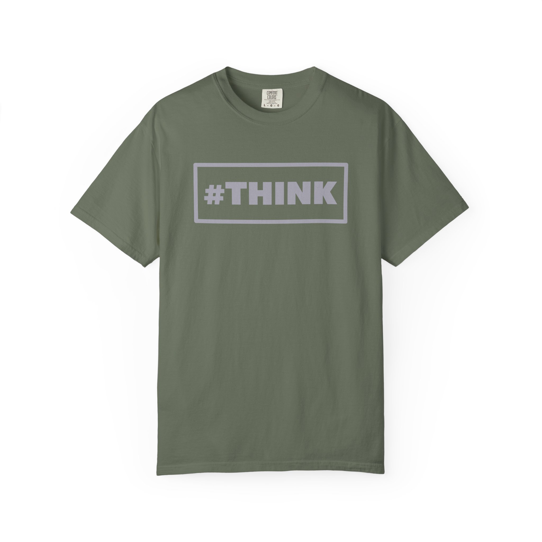 #THINK Graphic Tee — Minimalist Inspirational White T-Shirt - Image 17