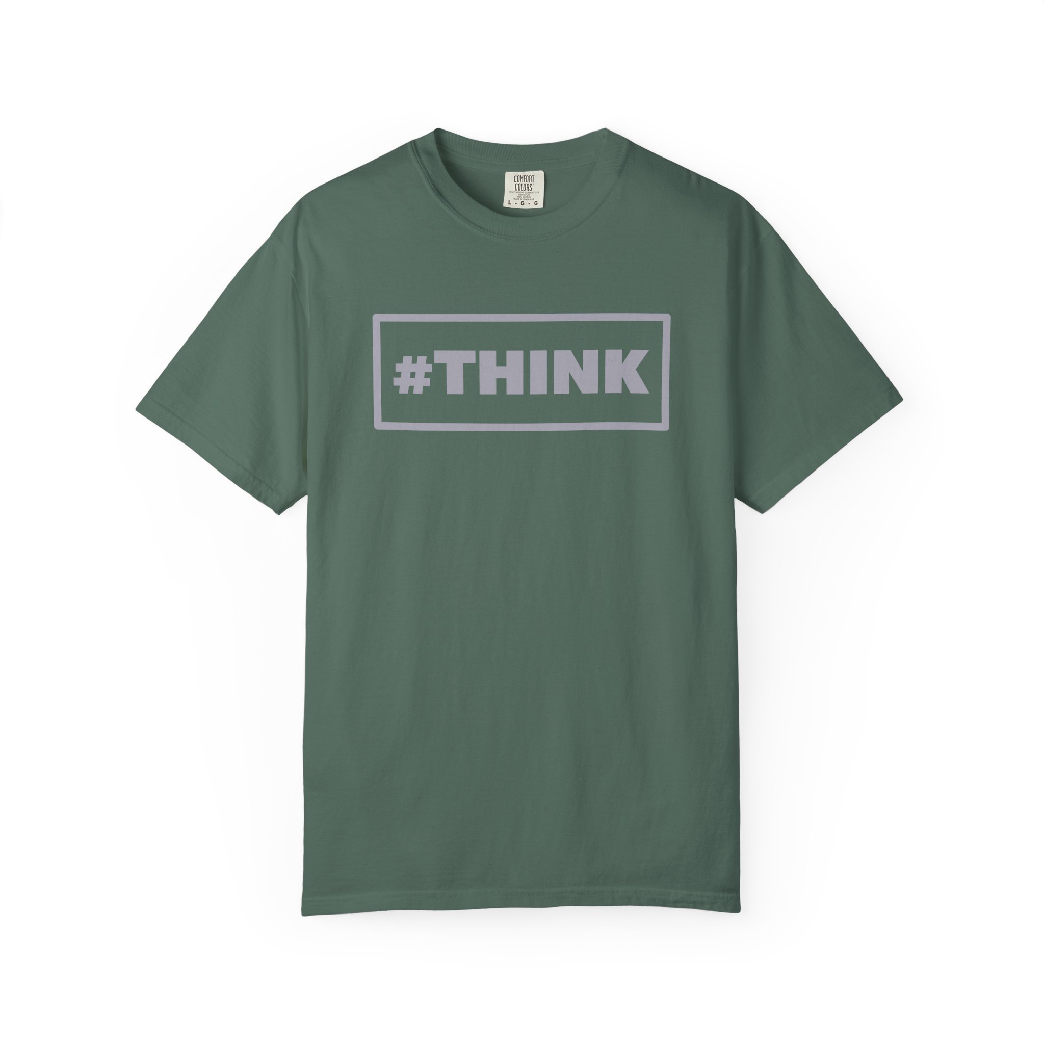 #THINK Graphic Tee — Minimalist Inspirational White T-Shirt - Image 21