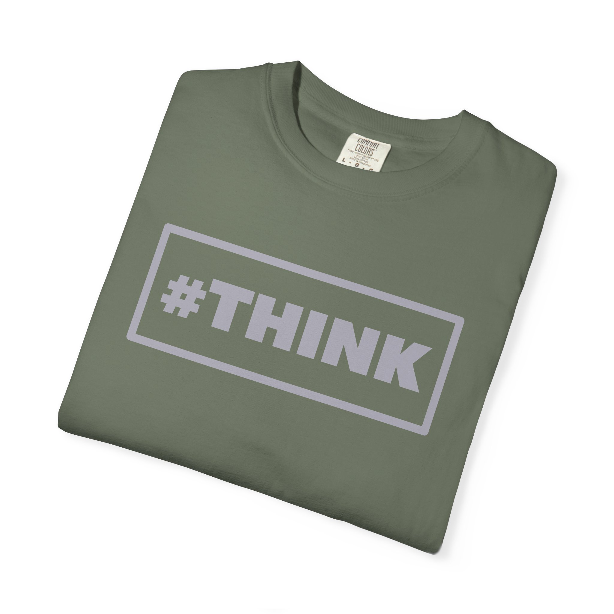 #THINK Graphic Tee — Minimalist Inspirational White T-Shirt - Image 19