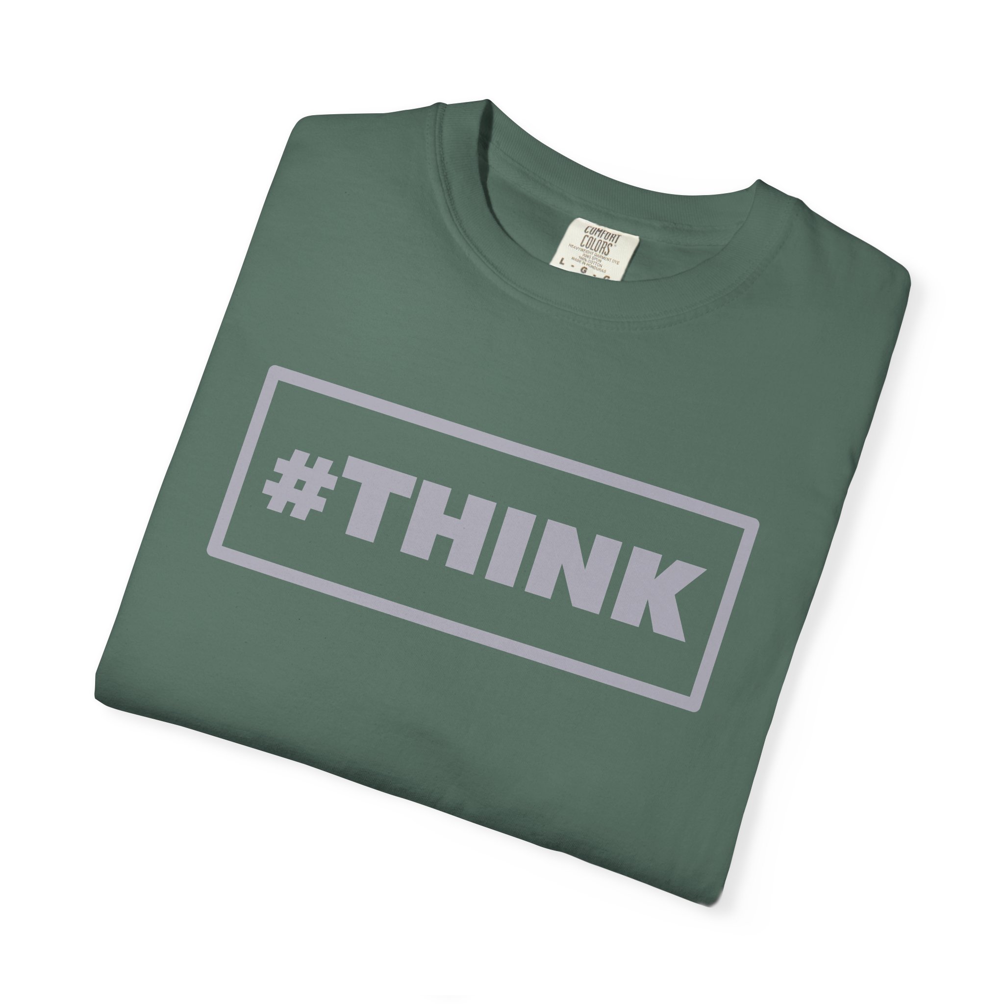 #THINK Graphic Tee — Minimalist Inspirational White T-Shirt - Image 23