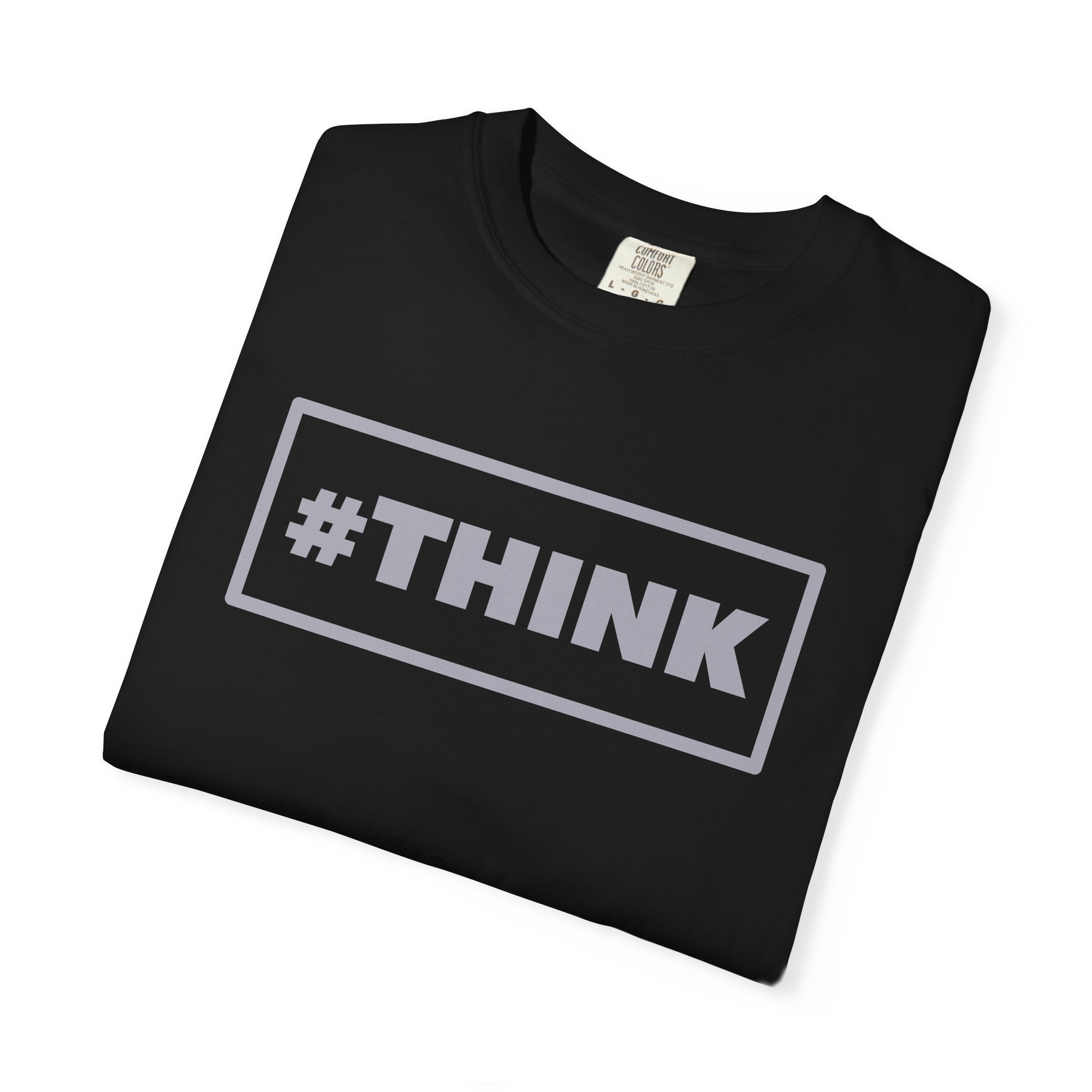 #THINK Graphic Tee — Minimalist Inspirational White T-Shirt - Image 35