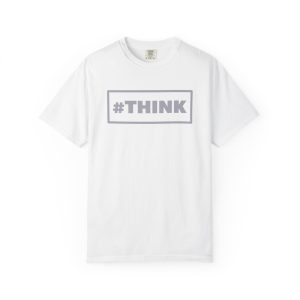 #THINK Graphic Tee — Minimalist Inspirational White T-Shirt
