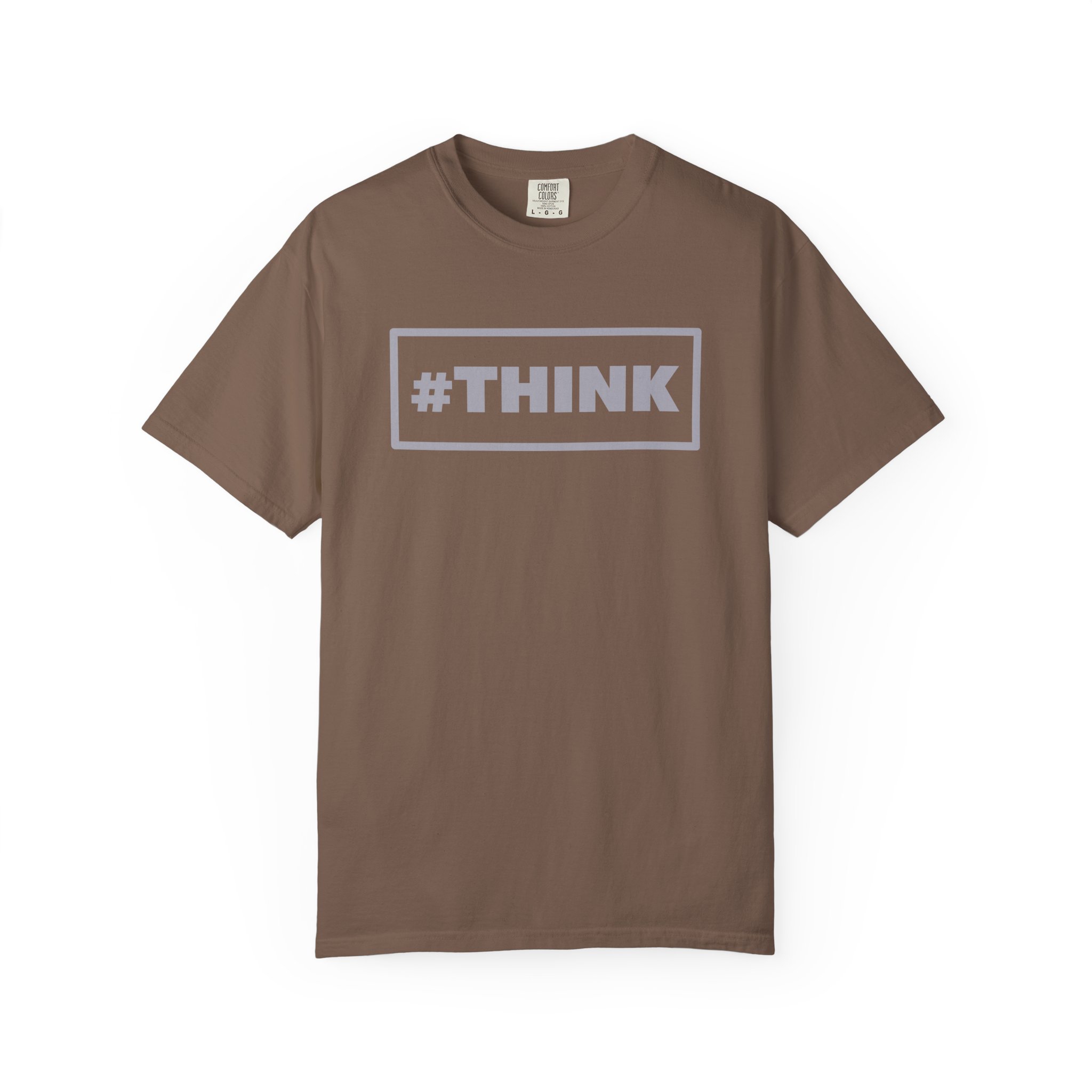 #THINK Graphic Tee — Minimalist Inspirational White T-Shirt - Image 9