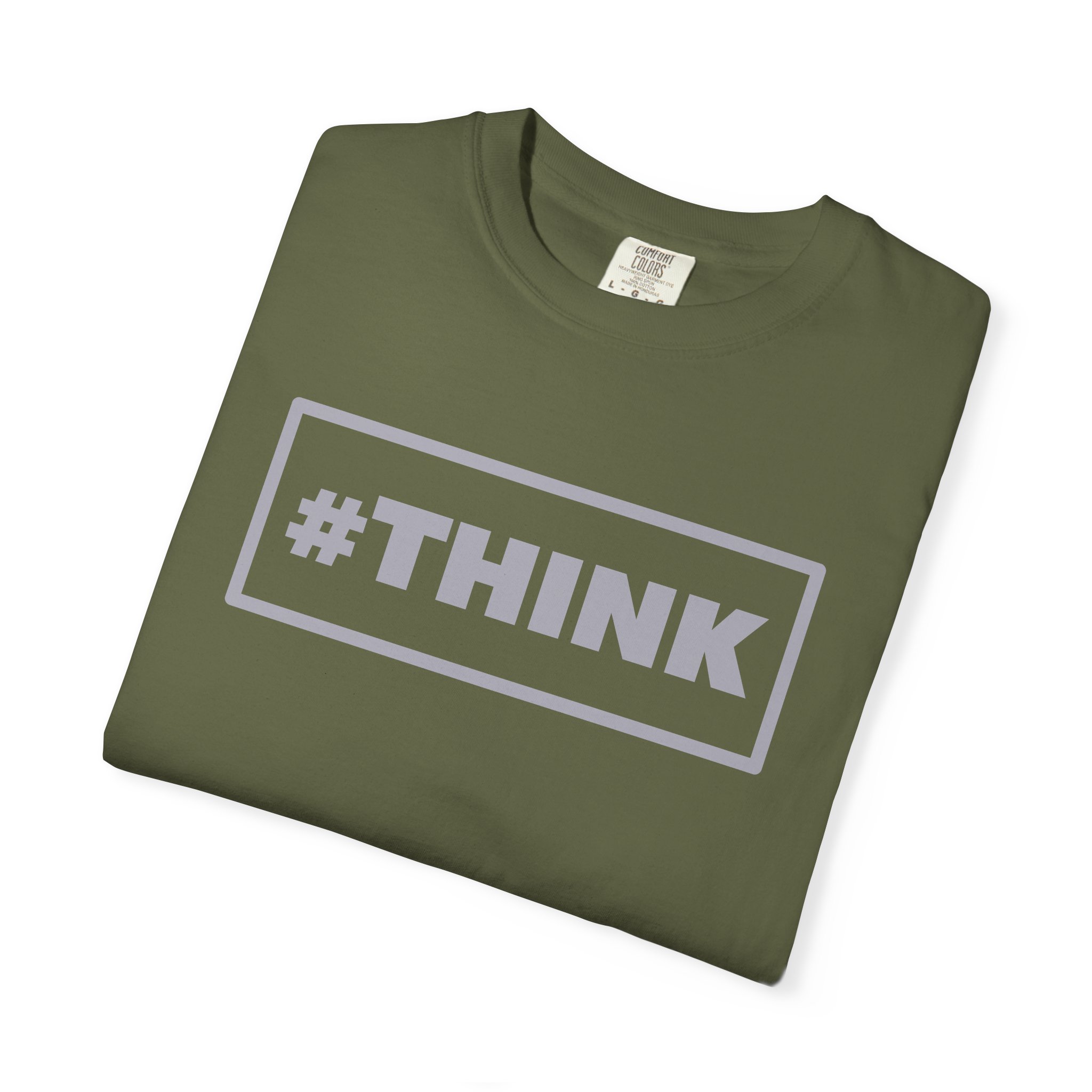 #THINK Graphic Tee — Minimalist Inspirational White T-Shirt - Image 15