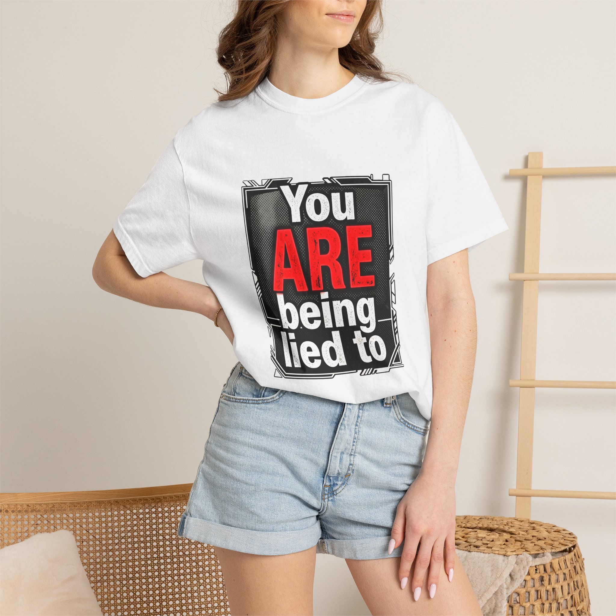 You ARE Being Lied To T-Shirt — Bold Protest Graphic Tee - Image 4
