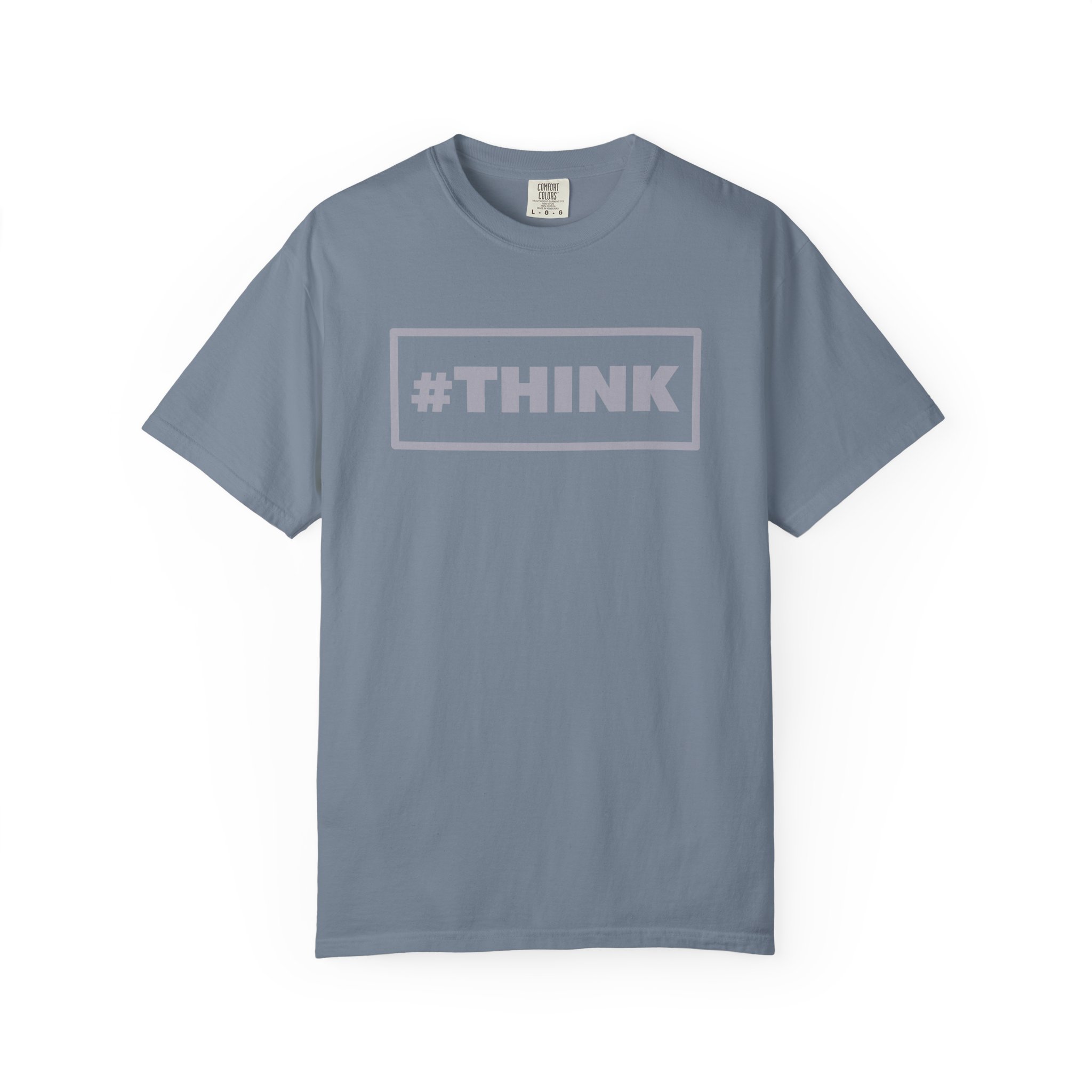 #THINK Graphic Tee — Minimalist Inspirational White T-Shirt - Image 25