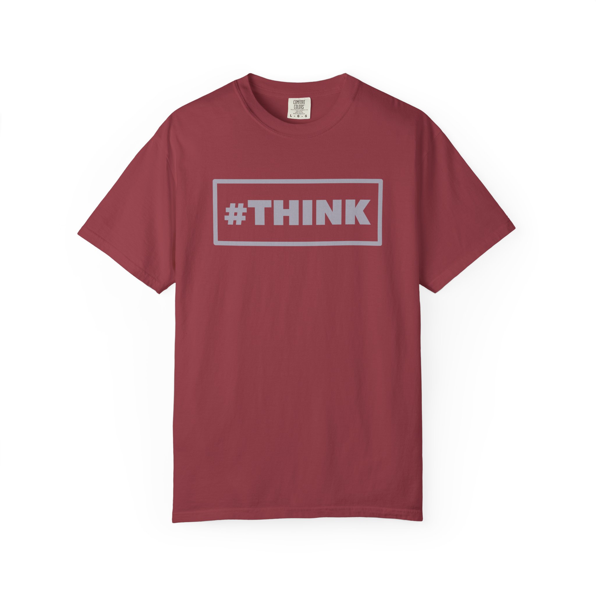#THINK Graphic Tee — Minimalist Inspirational White T-Shirt - Image 37